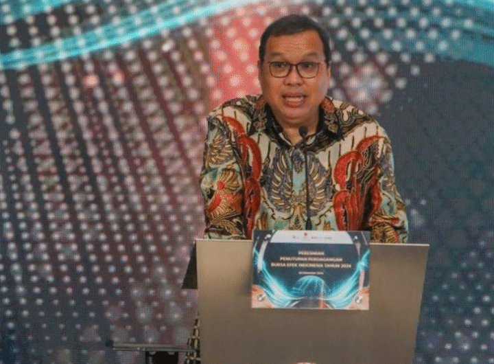 Direktur Utama Bursa Efek Indonesia, Iman Rachman.