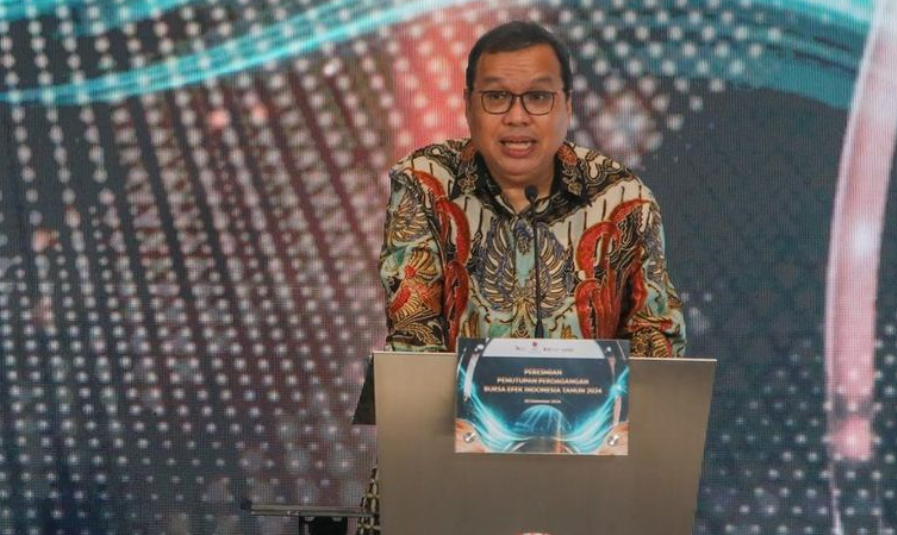 Direktur Utama Bursa Efek Indonesia, Iman Rachman.