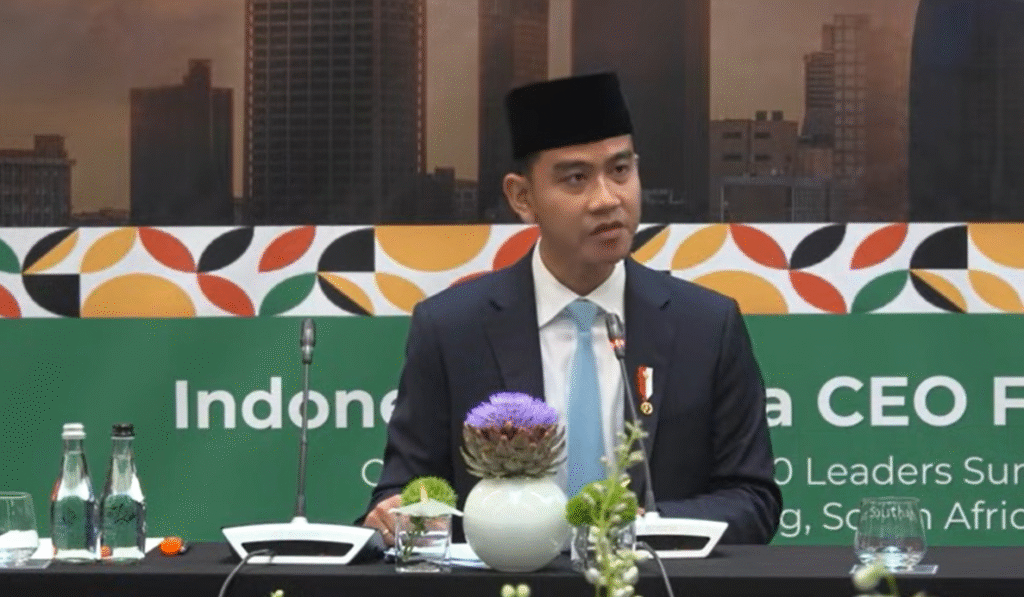 Wakil Presiden Republik Indonesia, Gibran Rakabuming Raka.