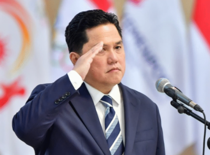 Menteri Pemuda dan Olahraga Republik Indonesia (Menpora RI) Erick Thohir.