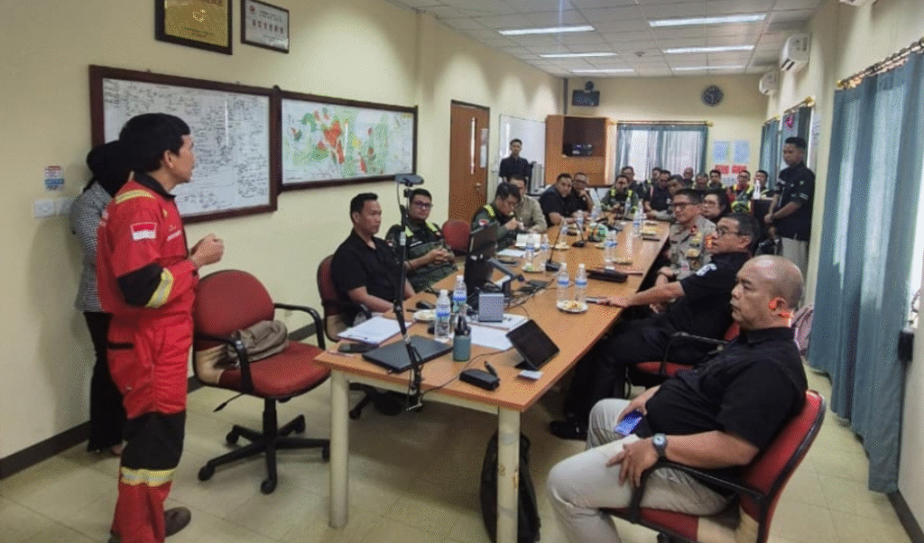 Opening Meeting kegiatan Pengawasan dan Pengendalian (Wasdal) I Resertifikasi Standar Manajemen Pengamanan.