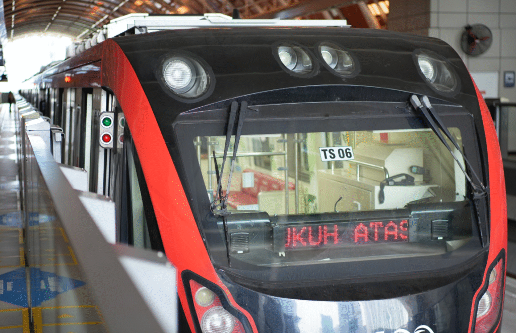 Ilustrasi LRT JABODEBEK.