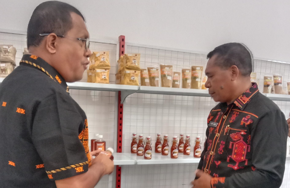 Peresmian NTT Mart kedua di Kabupaten Kupang.