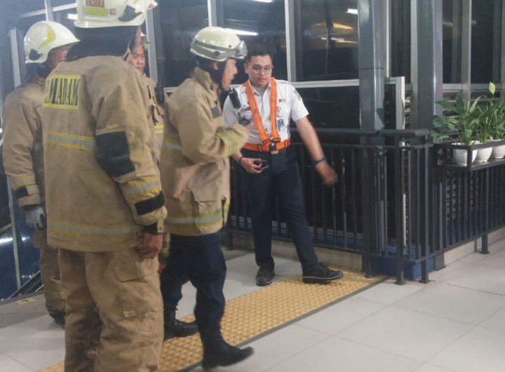 KAI Gelar Latihan Kesiapsiagaan Darurat LRT Jabodebek.