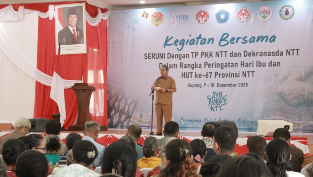 Gubernur Nusa Tenggara Timur, Melki Laka Lena, menghadiri Kegiatan Bersama yang digelar Solidaritas Perempuan untuk Indonesia.