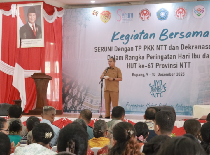 Gubernur Nusa Tenggara Timur, Melki Laka Lena, menghadiri Kegiatan Bersama yang digelar Solidaritas Perempuan untuk Indonesia.