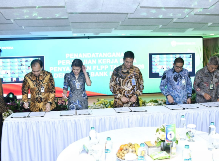 Acara penandatanganan kerja sama resmi.