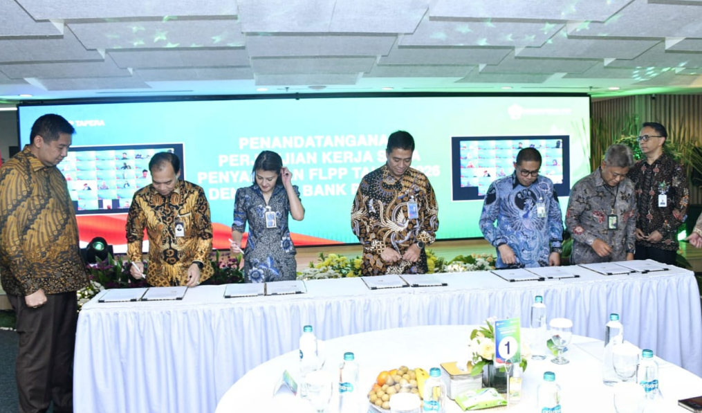 Acara penandatanganan kerja sama resmi.