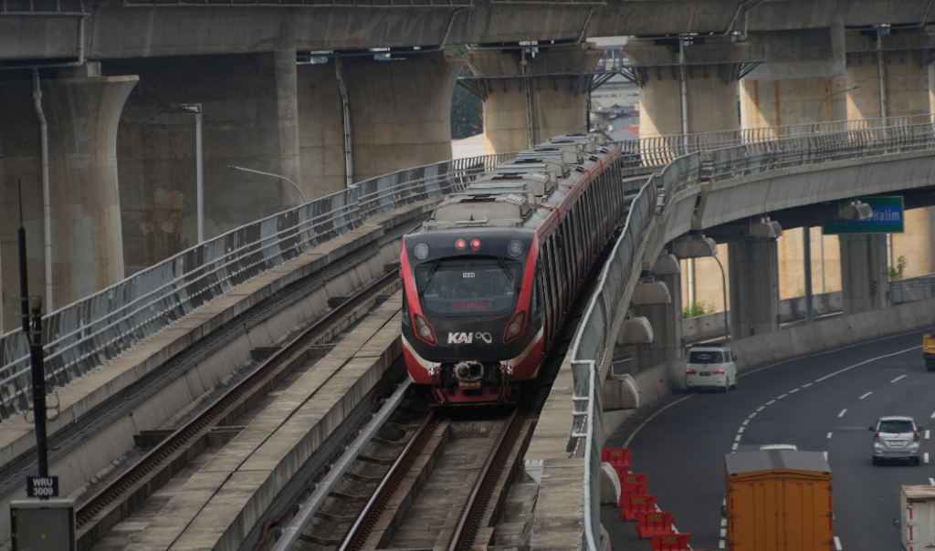 ilustrasi LRT Jabodebek.