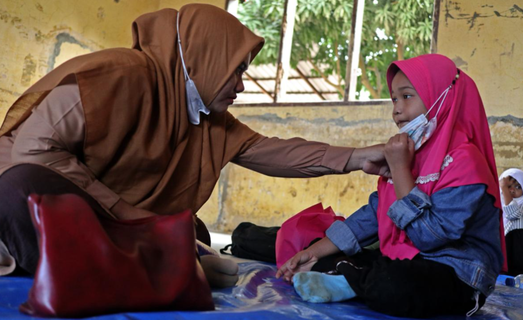 Hari Pertama Masuk Sekolah Pascabanjir, Aktivitas Pendidikan Mulai Pulih di SDN 1 Karang baru kabupaten Aceh tamiang.