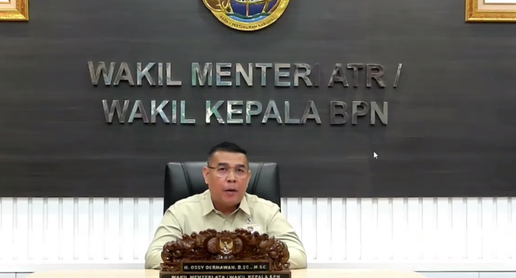Wakil Menteri Agraria dan Tata Ruang/Wakil Kepala Badan Pertanahan Nasional (Wamen ATR/Waka BPN), Ossy Dermawan. Dok: Istimewa.