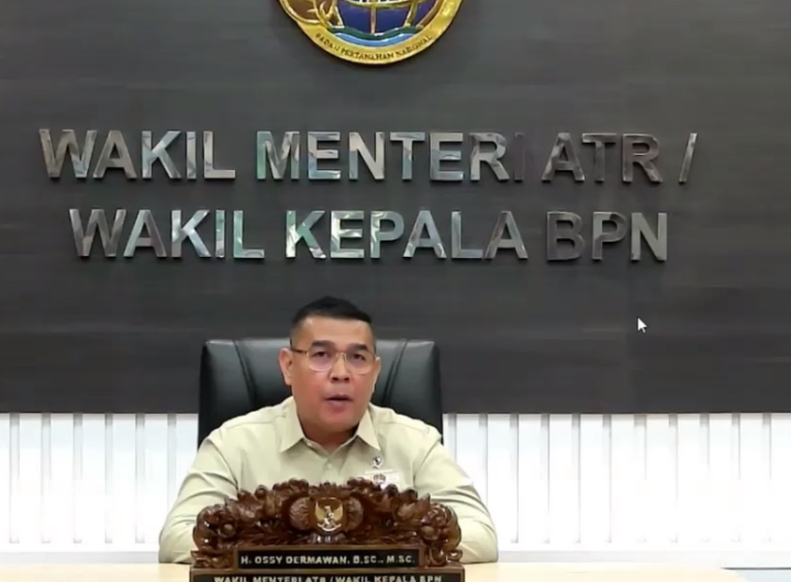 Wakil Menteri Agraria dan Tata Ruang/Wakil Kepala Badan Pertanahan Nasional (Wamen ATR/Waka BPN), Ossy Dermawan. Dok: Istimewa.