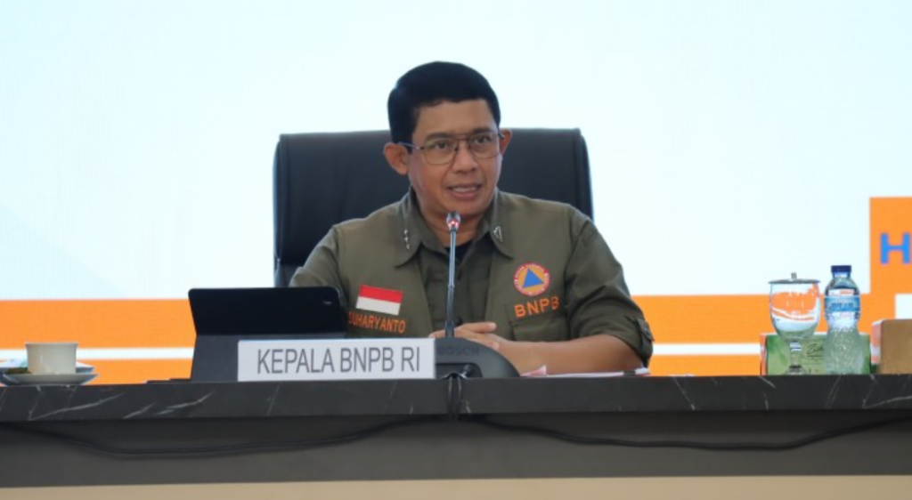 Kepala BNPB Letjen TNI Dr. Suharyanto, S.Sos., M.M. Dok: Istimewa.