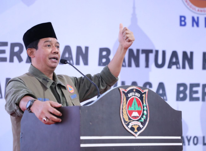 Kepala BNPB Letjen TNI Dr. Suharyanto S.Sos., M.M. Dok: Istimewa.