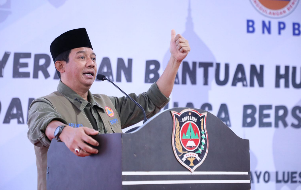 Kepala BNPB Letjen TNI Dr. Suharyanto S.Sos., M.M. Dok: Istimewa.