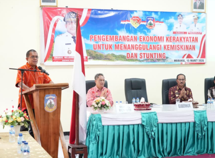 Gubernur NTT, Emanuel Melkiades Laka Lena saat kunjungan kwerja di sumba Tengah. Dok: Istimewa.