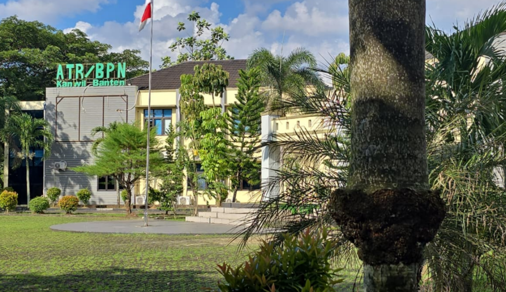 Kantor Wilayah Badan Pertanahan Nasional Provinsi Banten. Dok: Istimewa.