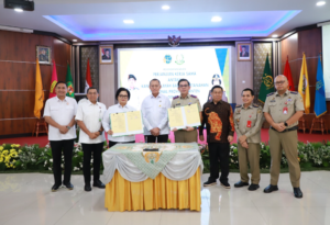 Perkuat kolaborasi lintas sektor, BPN Banten dan Kejati Banten menandatangani Perjanjian Kerja Sama sebagai upaya menghadirkan kepastian hukum dan pelayanan pertanahan yang lebih optimal. Dok: Istimewa.