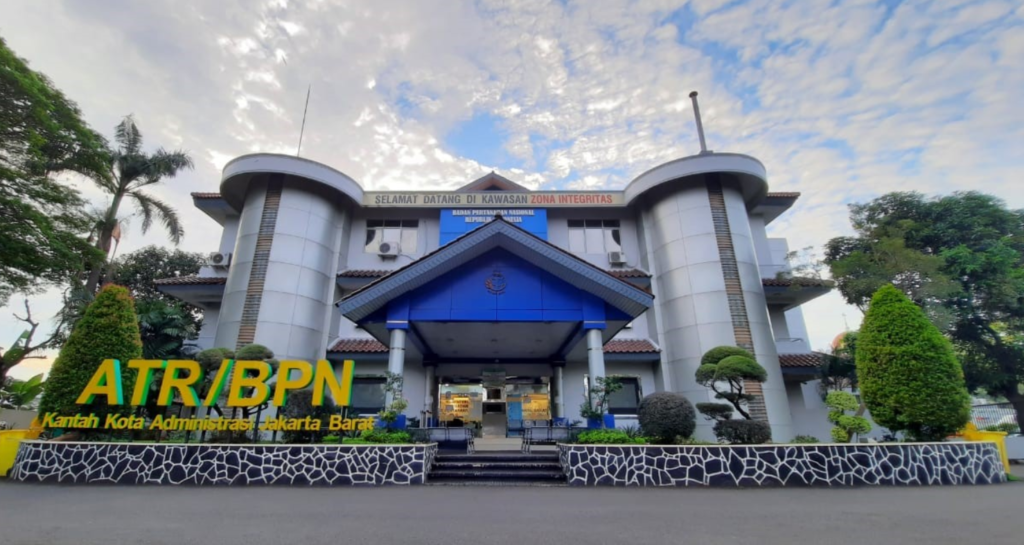Kantor Pertanahan Kota Administrasi Jakarta Barat. Dok: Istimewa.
