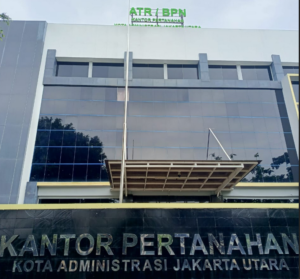 antor Pertanahan (Kantah) Kota Administrasi Jakarta Utara. Dok: Istimewa.