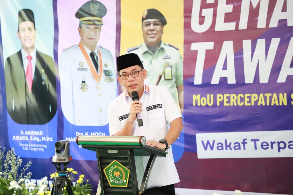 Kepala Kantor Wilayah Badan Pertanahan Nasional (BPN) Provinsi Banten, Harison Mocodompis. Dok: Istimewa.