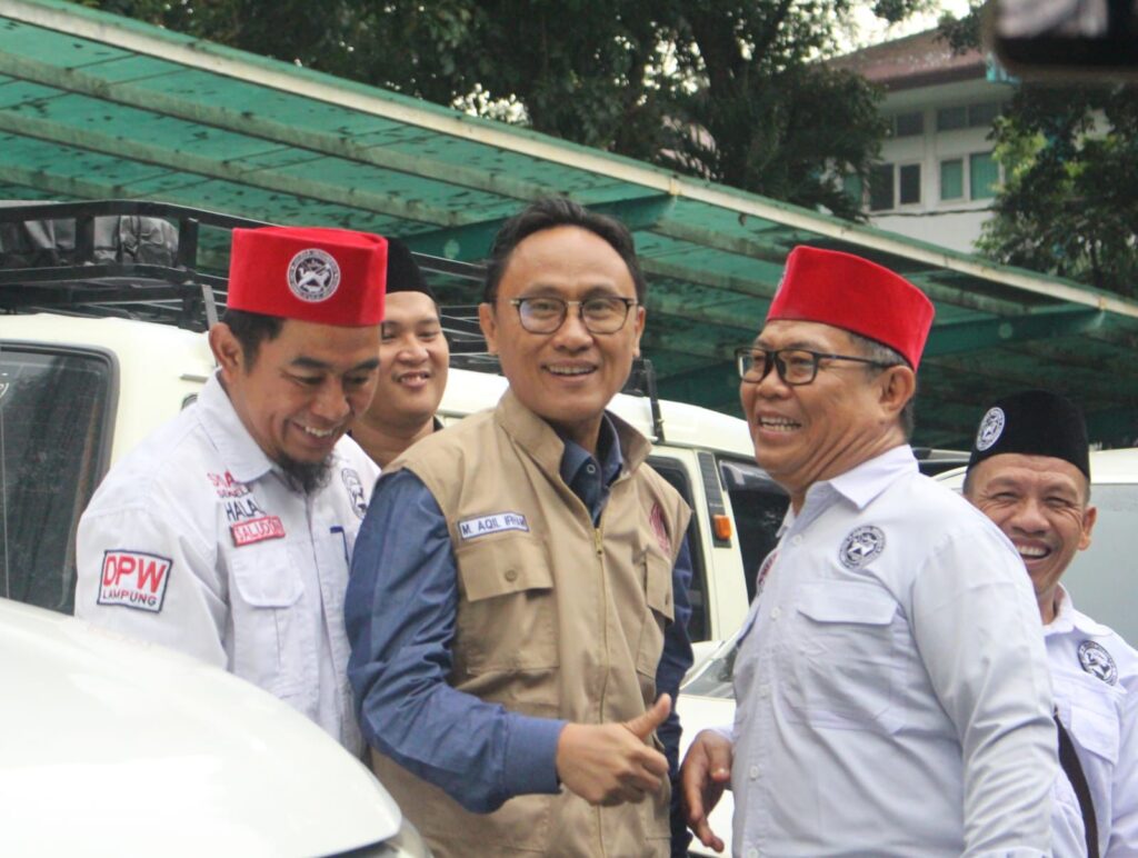 Sestama Badan Penyelenggara Jaminan Produk Halal Muhammad Aqil Irham saat membuka Pelatihan Juru Sembelih Halal (JULEHA) Berbasis Kompetensi di Bandar Lampung. Dok: Istimewa.