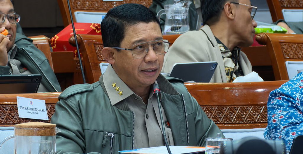 Kepala Badan Nasional Penanggulangan Bencana (BNPB) Letnan Jenderal TNI Dr. Suharyanto, S.Sos., M.M. Dok: Istimewa.