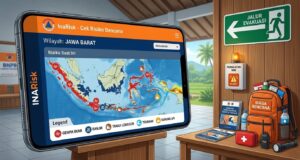 Ilustrasi Aplikasi InaRisk. Dok: Istimewa.