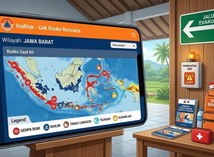 Ilustrasi Aplikasi InaRisk. Dok: Istimewa.
