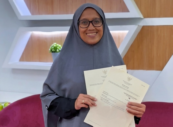 Enda, warga Kelurahan Pinang, Kota Tangerang. Dok: Istimewa.
