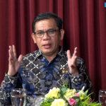 Kepala Kantor Wilayah Badan Pertanahan Nasional (BPN) Provinsi Banten, Harison Mocodompis, saat menjadi narasumber dalam Podcast Banten TV, Sabtu (20/06/2026). (Dok. Tangkapan Layar Podcast Banten TV)
