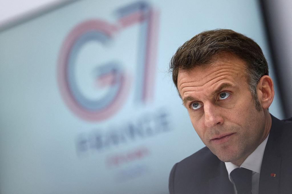 Presiden Prancis Emmanuel Macron memimpin jalannya KTT G7 2026 yang berlangsung di Évian-les-Bains, Prancis. Dok: Istimewa.