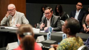 Gubernur DKI Jakarta Pramono Anung dalam World Cities Summit (WCS) 2026 di Singapura. Dok: Istimewa.