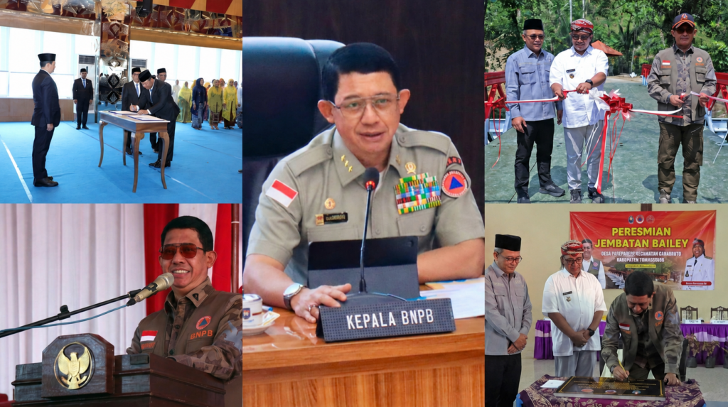 Cuplikan Kegiatan Kepala Badan Nasional Penanggulangan Bencana (BNPB), Letjen TNI Dr. Suharyanto, S.Sos., M.M., Dok: Istimewa.