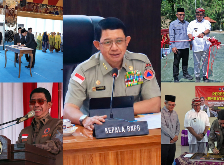 Cuplikan Kegiatan Kepala Badan Nasional Penanggulangan Bencana (BNPB), Letjen TNI Dr. Suharyanto, S.Sos., M.M., Dok: Istimewa.