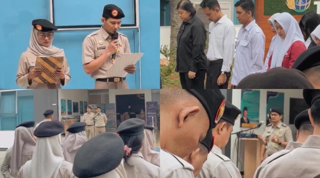 Seluruh jajaran Kantor Pertanahan Kota Tangerang Selatan mengikuti apel rutin yang dipimpin Kepala Seksi Pengendalian dan Penanganan Sengketa, Rendi Triyadi, Senin (20/7/2026). Dok: Istimewa.