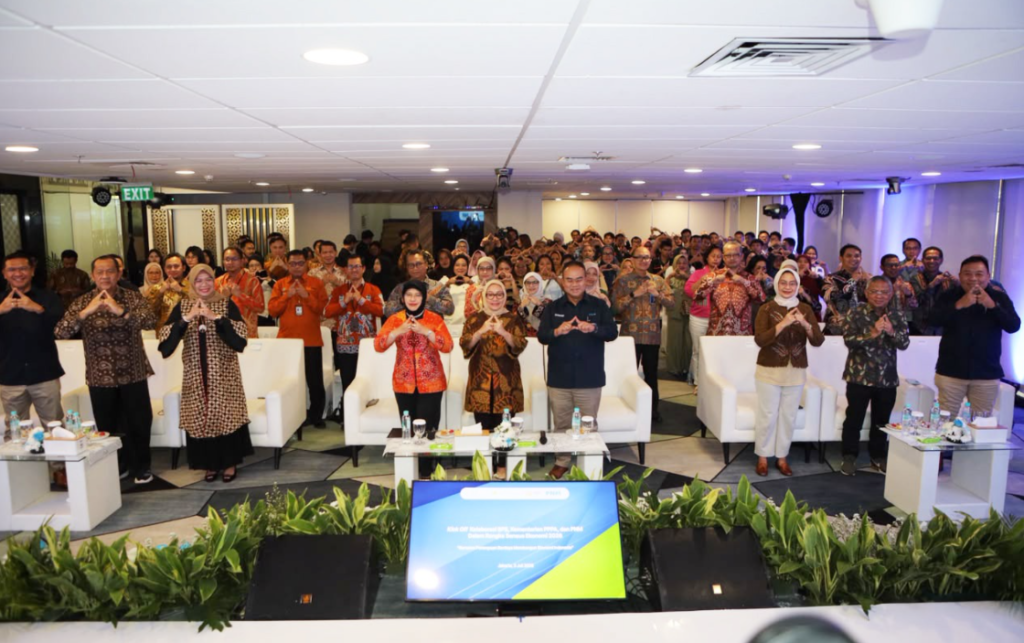 Kick Off Kolaborasi dalam rangka Sensus Ekonomi 2026 (SE2026) bertajuk "Bersama Perempuan Berdaya Membangun Ekonomi Indonesia". Dok: PNM.