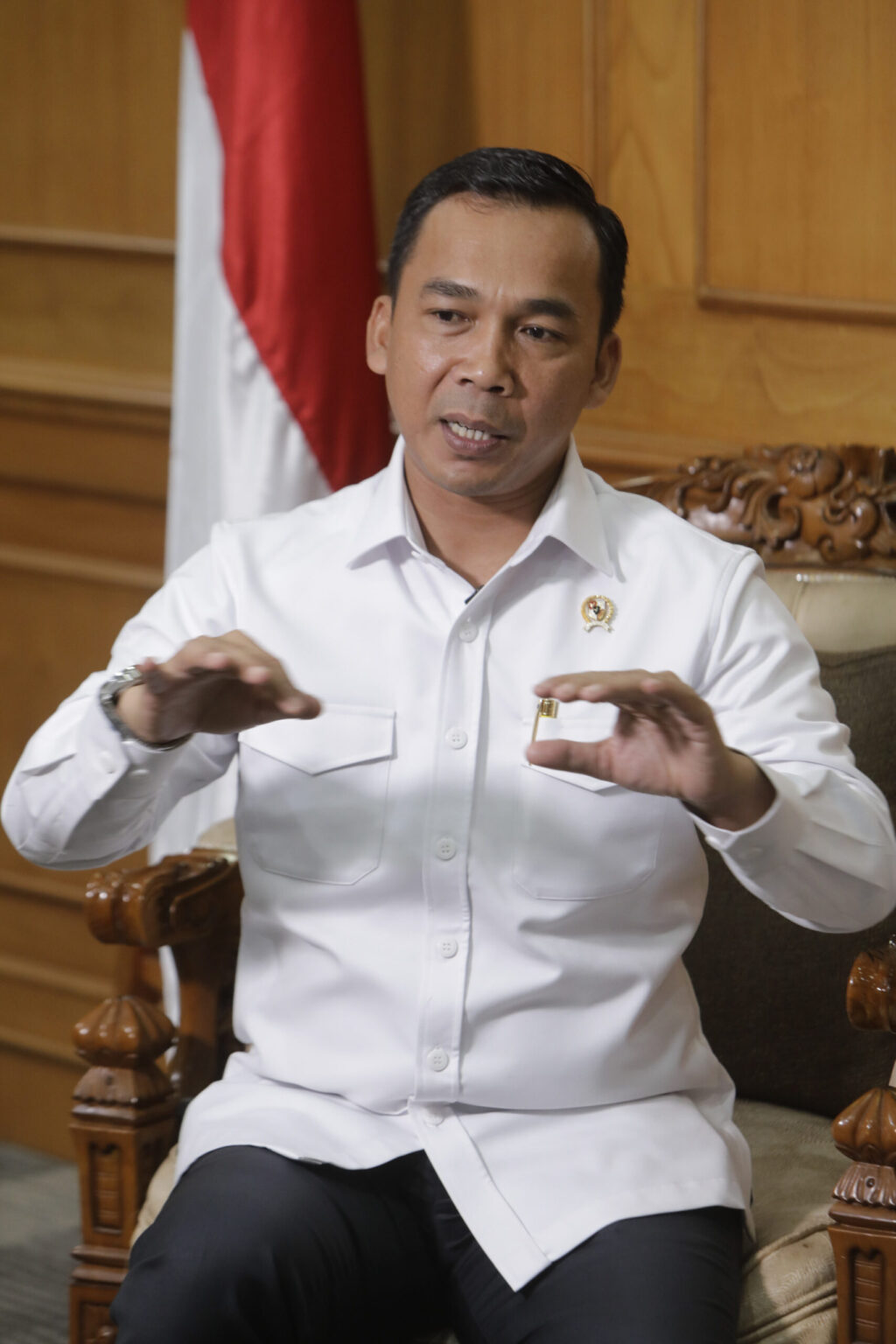 Menteri Kependudukan dan Pembangunan Keluarga sekaligus Kepala Badan Kependudukan dan Keluarga Berencana Nasional (Kemendukbangga/BKKBN), Dr. H. Wihaji, S.Ag., M.Pd. Dok: Kompas.