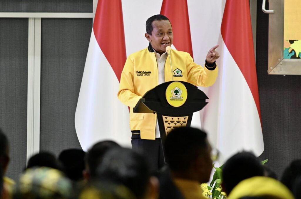Menteri Energi dan Sumber Daya Mineral (ESDM) sekaligus Ketua Umum Partai Golkar Bahlil Lahadalia. Dok: Istimewa.