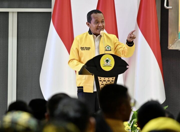Menteri Energi dan Sumber Daya Mineral (ESDM) sekaligus Ketua Umum Partai Golkar Bahlil Lahadalia. Dok: Istimewa.