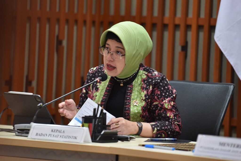 Kepala BPS Amalia Adininggar Widyasanti. Dok: Istimewa.