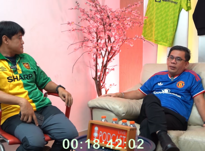 Kepala Kanwil BPN Provinsi Banten Harison Mocodompis saat berbincang santai dalam program Ngaco di INDOPOSCO Channel. Dok: tangkapan layar YouTube INDOPOSCO Channel.