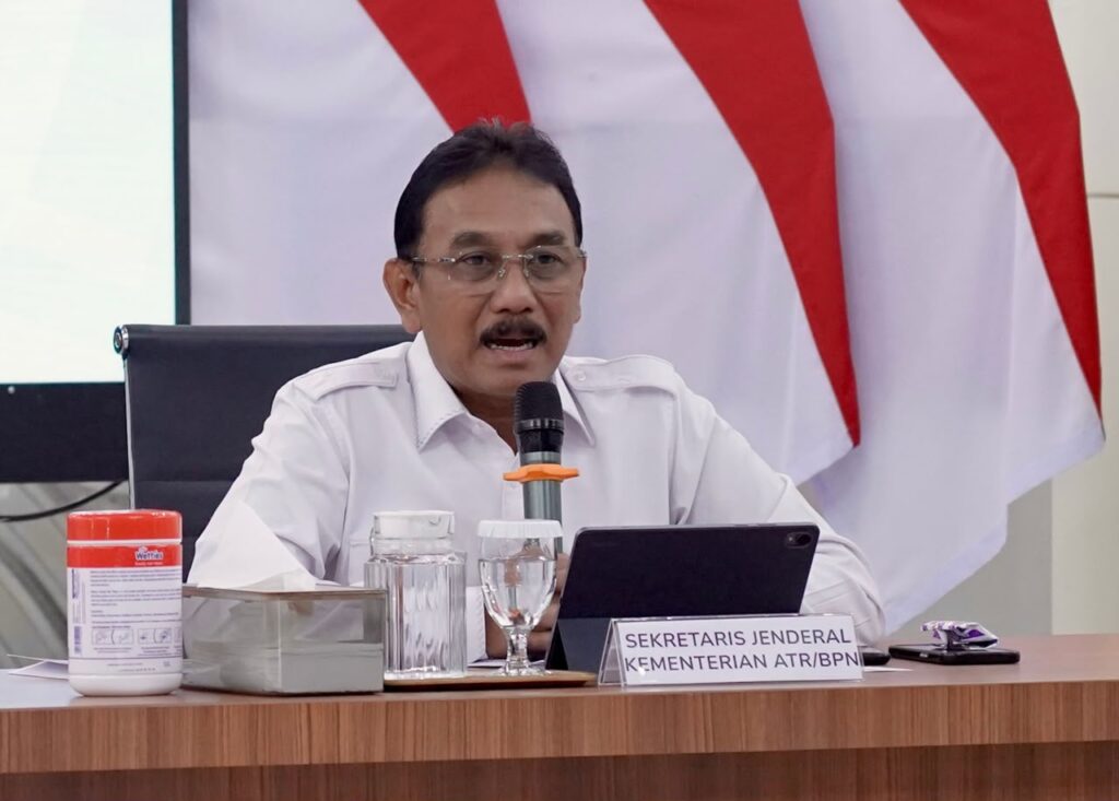 Sekretaris Jenderal (Sekjen) Kementerian Agraria dan Tata Ruang/Badan Pertanahan Nasional (ATR/BPN), Dalu Agung Darmawan. Dok: ATR/BPN.