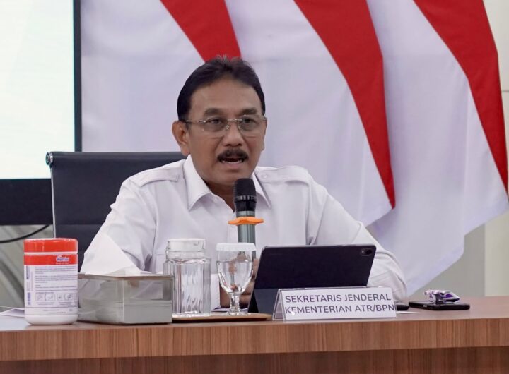 Sekretaris Jenderal (Sekjen) Kementerian Agraria dan Tata Ruang/Badan Pertanahan Nasional (ATR/BPN), Dalu Agung Darmawan. Dok: ATR/BPN.