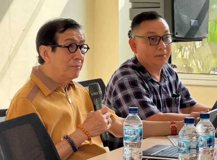 Yasonna Hamonangan Laoly, Anggota Komisi XIII DPR RI, saat menyampaikan pesan tentang pentingnya pengamalan Empat Pilar Berbangsa dan Bernegara. Dok. Istimewa
