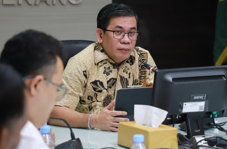 Kepala Kantor Wilayah BPN Provinsi Banten Harison Mocodompis.