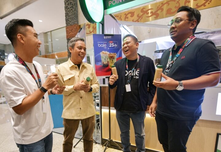 Direktur Utama BTN Nixon LP Napitupulu (dua dari kiri) bersama SEVP Digital Business BTN Thomas Wahyudi, Ketua Umum SCAI Daryanto Witarsa, dan Presiden Direktur Dyandra Promosindo Daswar Marpaung berdiskusi dalam Indonesia Coffee Expo (ICX) 2026 di Jakarta International Convention Center (JICC).