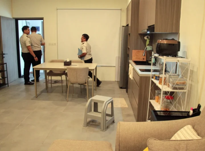 Salah satu ruangan dengan fasilitas lengkap yang ditemukan Ombudsman RI di area Lapas Kelas IIA Cibinong, Kabupaten Bogor. Foto: Istimewa.