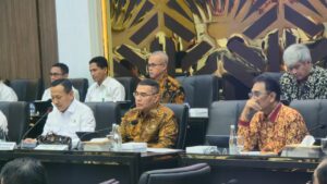 Rapat Kerja Badan Legislasi DPR RI bersama pemerintah dalam pembahasan Rancangan Undang-Undang tentang Pengaturan Reforma Agraria, Selasa (1/9/2026).