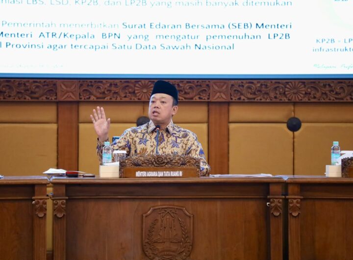 Menteri Agraria dan Tata Ruang/Kepala Badan Pertanahan Nasional (ATR/BPN) Nusron Wahid.